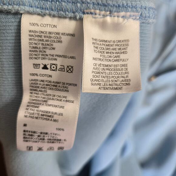 Tommy Bahama Mens Prep Antigua Cove Quarter Zip Pullover Sweatshirt L Light Blue - Picture 8 of 11